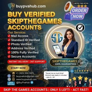 Buy Verified SkipTheGames Account