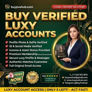 buy Verified luxy accounts